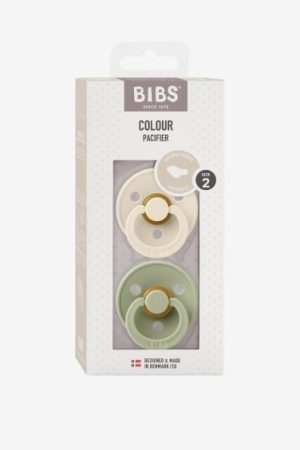 S2 Anatomical Pacifiers Ivory/Sage