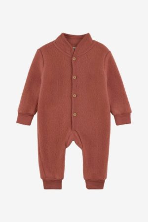 Wool Fleece Suit Moss Green